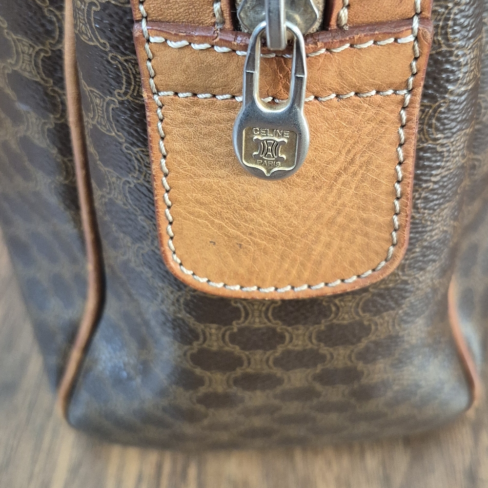 Celine Macadam Boston Bag M92 Vintage. AUTHENTIC - Picture 4 of 16